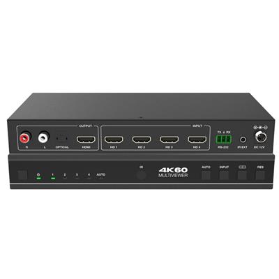 4K60 4x1 多畫麵無縫超高清視頻切換器